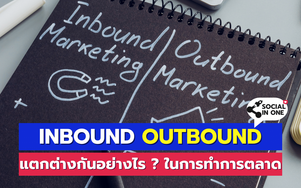 Inbound Outbound แตกต่างกันอย่างไร ? ในการทำการตลาด